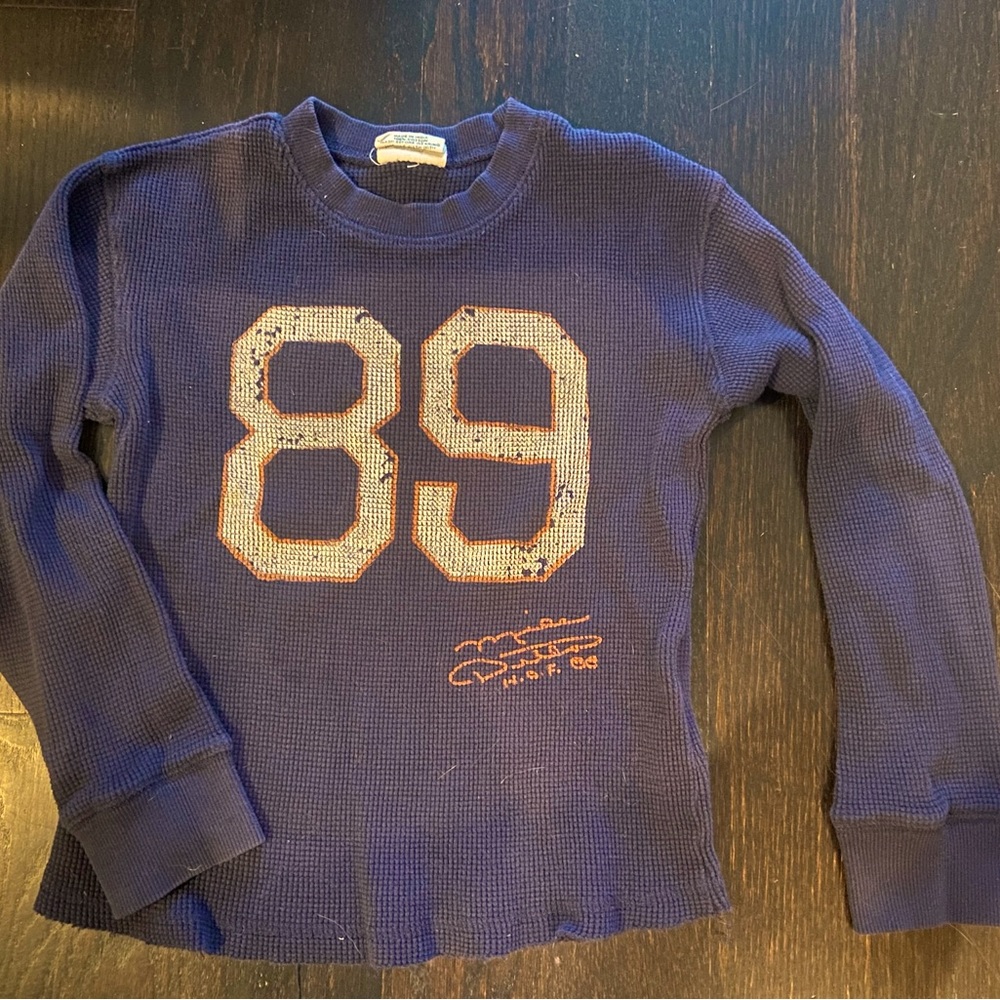 Mike Ditka Size 4 Thermal cotton long sleeve tshirt.(fits large).
